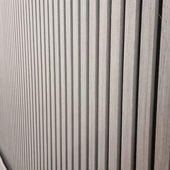 Ash Grey PVC Slatted Wall Panels UK – Waterproof Decorative Wood Effect Finish