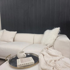 Black Fluted Wall Panels – Premium WPC Decorative Panels for UK Homes