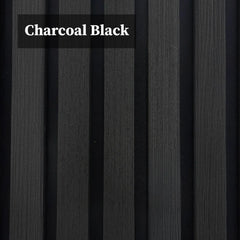 Charcoal Wooden Acoustic Wall Panels – 60cm x 60cm Wall Cladding UK