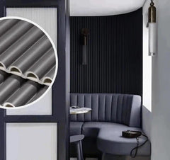 Black Fluted Wall Panels – Premium WPC Decorative Panels for UK Homes