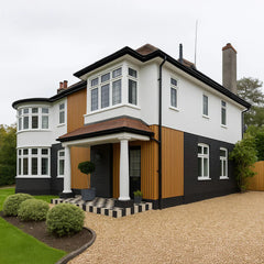 Light Oak PVC Exterior Wall Panels (290cm)– Weatherproof Outdoor & Garden Wall Cladding UK (2 Pcs)