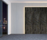Black & Gold Marble PVC Wall Panels–Waterproof Panels Bathroom&Kitchen