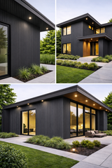 Grey Exterior Composite Wall Cladding Panels UK – Weatherproof WPC