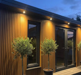 Light Brown Exterior Composite Wall Cladding Panels UK – Weatherproof WPC