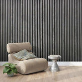 Dark Grey Premium Acoustic Wall Panels UK – Wooden 60×240cm Design