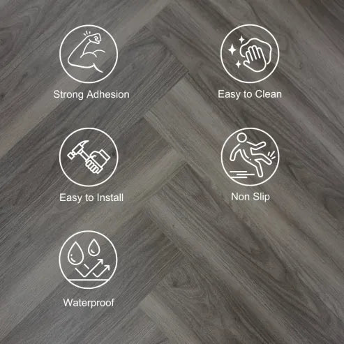 Realistic Wood Style Vinyl Tiles–LVT Flooring for Kitchen&Living Rooms