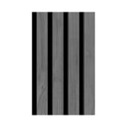 Dark Grey Premium Acoustic Wall Panels UK – Wooden 60×240cm Design