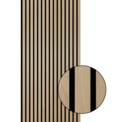 Natural Oak Bendable Acoustic Wall Panels – Modern Wall Cladding UK