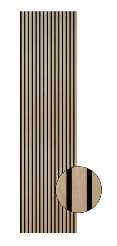 Natural Oak Bendable Acoustic Wall Panels – Modern Soundproof & Noise-Reducing Wall Cladding UK