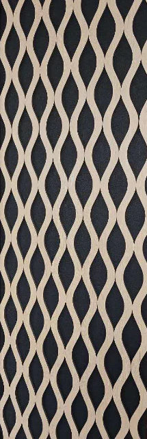 Light Oak Acoustic Waved Wall Panel (60×240cm) – Modern Soundproof HDF Panels UK
