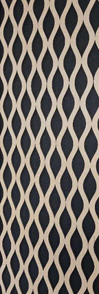 Light Oak Acoustic Waved Wall Panel (60×240cm) – Modern Soundproof HDF Panels UK