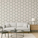 Ash Grey Hexagon Wood Wall Panels – Modern Decorative Wall Cladding for UK Homes & Offices
