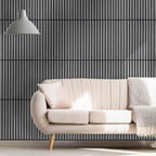 Ash Grey Wooden Acoustic Wall Panels UK – 60cm x 60cm Soundproof Wall Cladding UK