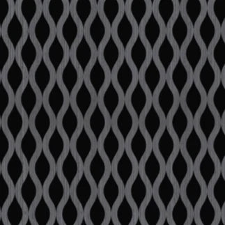 Dark Grey Acoustic Waved Wall Panel (60×240cm) – Modern Soundproof HDF Panels UK