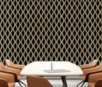 Dark Oak Acoustic Waved Wall Panel (60×240cm) – Modern Soundproof HDF Panels UK