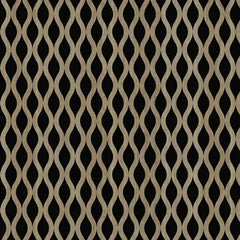 Dark Oak Acoustic Waved Wall Panel (60×240cm) – Modern Soundproof HDF Panels UK