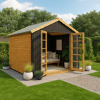Black PVC Exterior Wall Panels (290cm)– Weatherproof Outdoor & Garden Wall Cladding UK (2 Pcs)