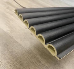 Black Fluted Wall Panels – Premium WPC Decorative Panels for UK Homes