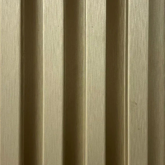 Matt Gold Seamless Wall Panels UK - Waterproof Wood Effect