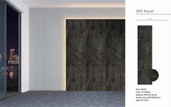 Black & Gold Marble PVC Wall Panels–Waterproof Panels Bathroom&Kitchen