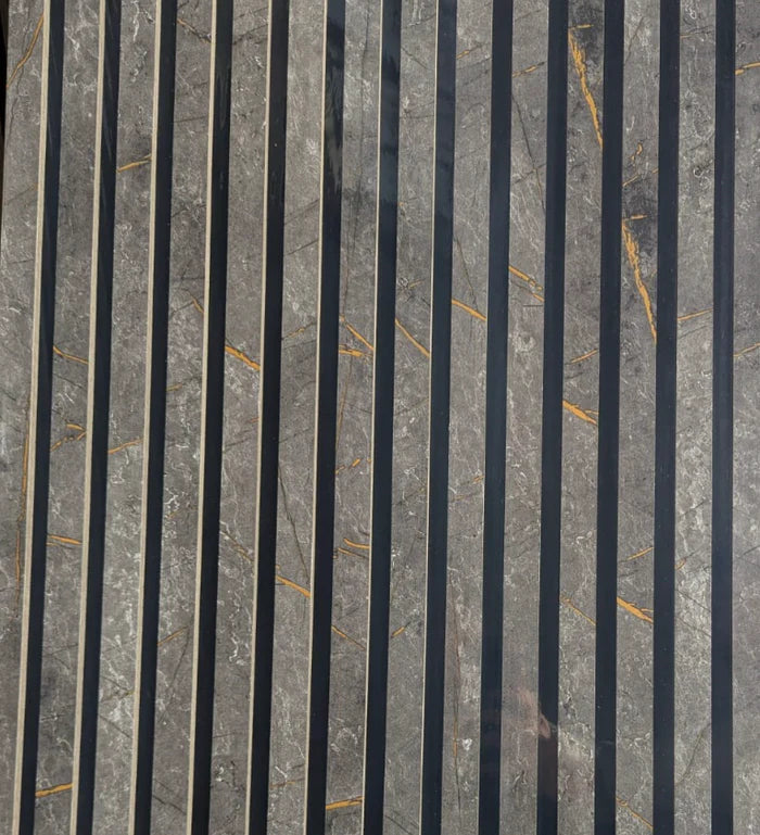 Premium Black and Gold Marble Effect Acoustic Wall Panel