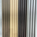 Dark Grey Seamless Wall Panels UK - Waterproof Wood Effect