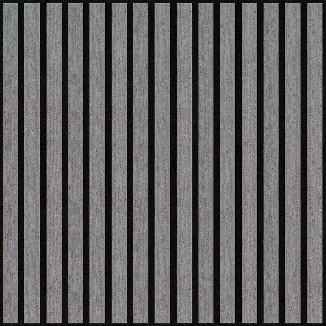 Ash Grey Wooden Acoustic Wall Panels UK – 60cm x 60cm Soundproof Wall Cladding UK