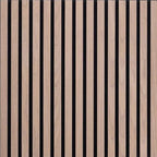 Walnut Wooden Acoustic Wall Panels UK – 60cm x 60cm Soundproof Wall Cladding UK