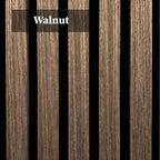 Walnut Wooden Acoustic Wall Panels UK – 60cm x 60cm Soundproof Wall Cladding UK