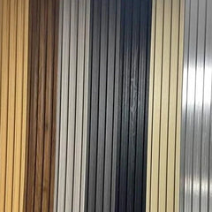 Light Grey Seamless Wall Panels UK - Waterproof Wood Effect