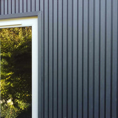 Black Exterior Composite Wall Cladding Panels UK – Weatherproof WPC