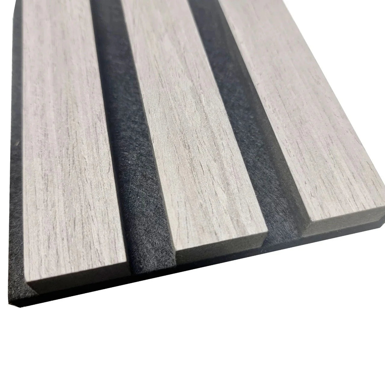 Light Grey Premium Acoustic Wall Panels UK – Wooden 60×240cm Design