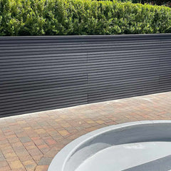 Grey Exterior Composite Wall Cladding Panels UK – Weatherproof WPC