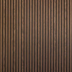 Dark Oak Premium Acoustic Wall Panels UK – Wooden 60×240cm Design